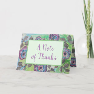 Merci Pays Floral Message personnalisé