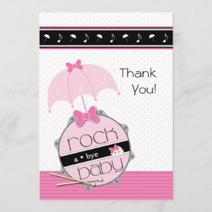 Merci personnalisable de baby shower de batteur