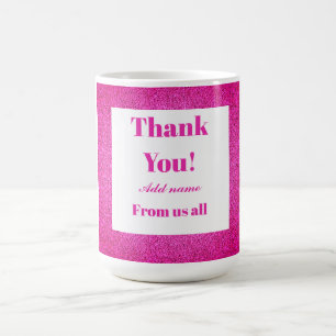 Merci personnalisé de nous tous mug