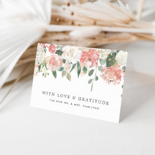 Merci personnalisé Floral du milieu de l'été