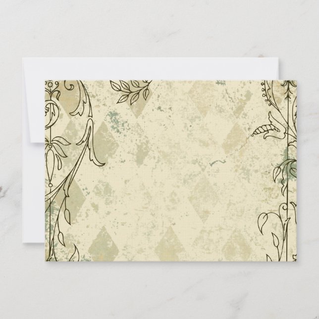 Merci personnalisé par vert-de-gris italien (Devant)