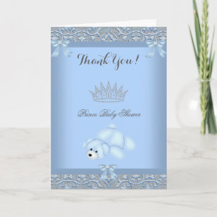 Merci Petit Prince Baby Shower Garçon Bleu 2