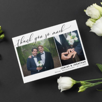 Merci photo blanc 2 Mariage tellement