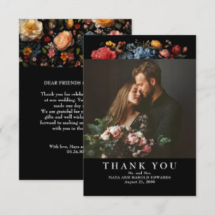 Merci photo du Mariage de la flore noire