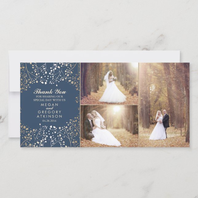 Merci photo du Mariage de la Marine Gold Baby's Br (Devant)