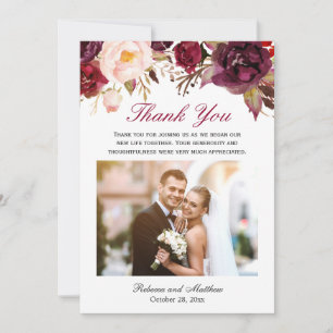 Merci photo du Mariage Floral de Bourgogne Marsala