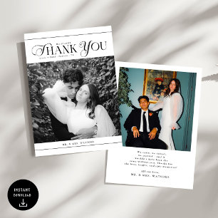 Merci photo Mariage moderne