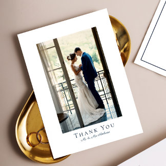 Merci photo minimaliste Mariage moderne