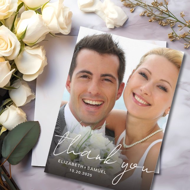 Merci photo minimaliste moderne Mariage (Créateur téléchargé)
