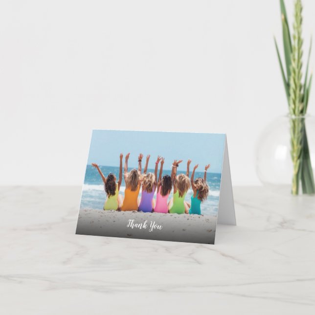 Merci photo personnalisé (Devant)