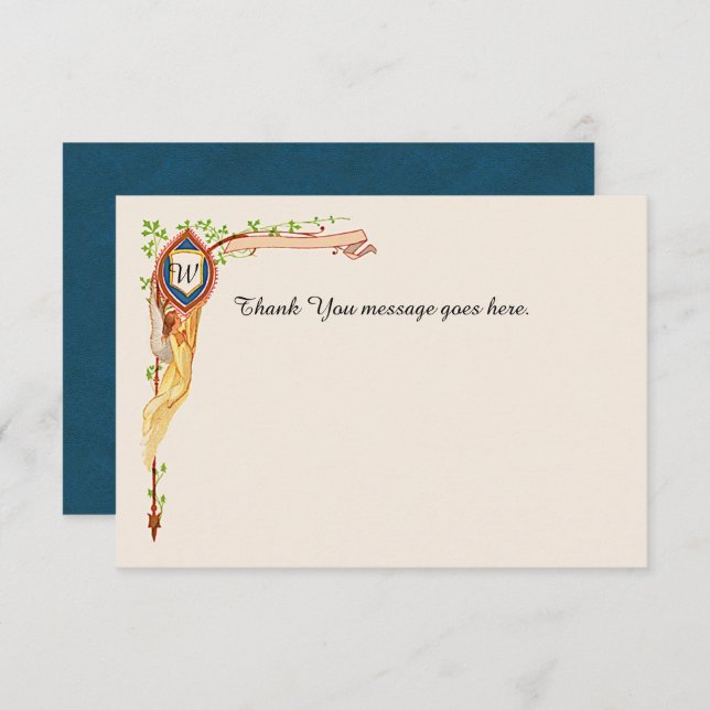 Merci plat Mariage Fairytale (Devant / Derrière)