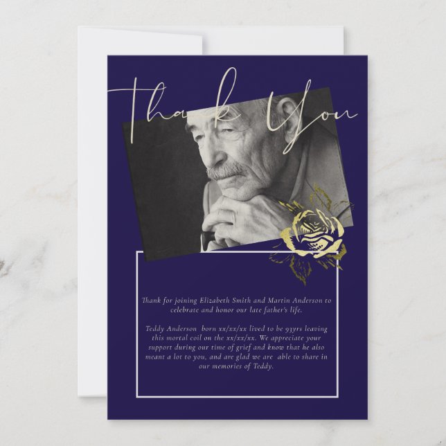 Merci Pour Assister Au Mémorial Funéraire (Devant)