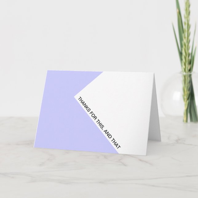 Merci pour ça, et ça (Devant)