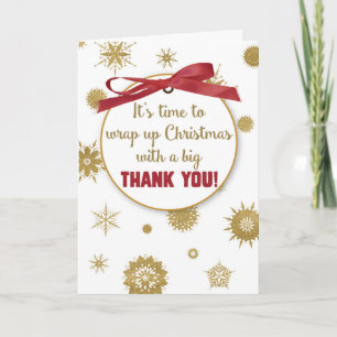 Merci Pour Cadeau De Noël, Flèche De Neige Or, Rou