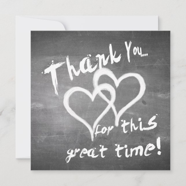 Merci pour ce grand moment sur un tableau à craie (Devant)