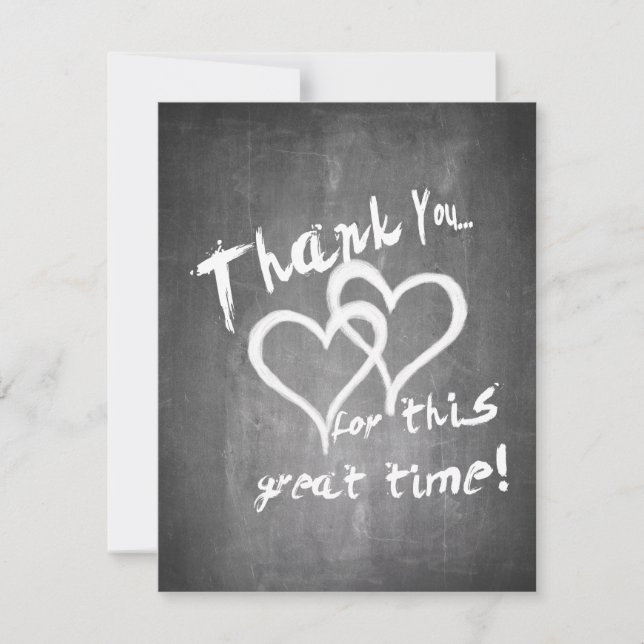 Merci pour ce grand moment sur un tableau à craie (Devant)