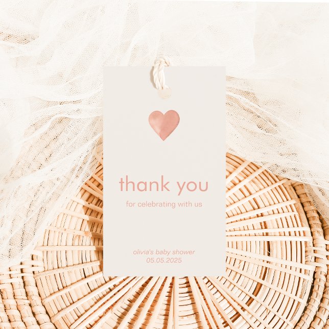 Merci pour célébrer avec nous Étiquette avec coeur (Créateur téléchargé)