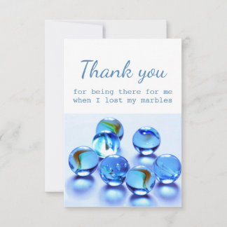 Merci pour de l'aide quand j'ai perdu mes billes