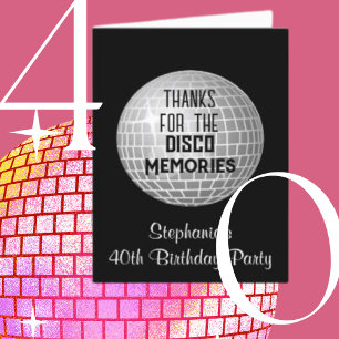 Merci pour Disco Memories 40e anniversaire Merci