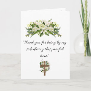 Merci pour être à mes côtés - Carte de sympathie