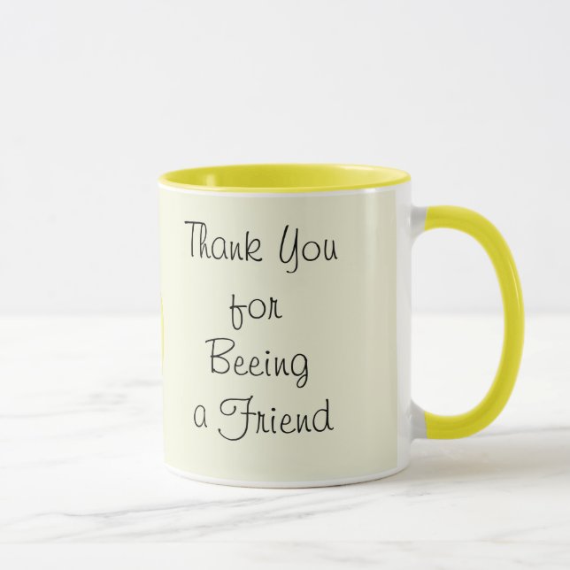 Merci pour être (beeing) une tasse d'ami (Droite)