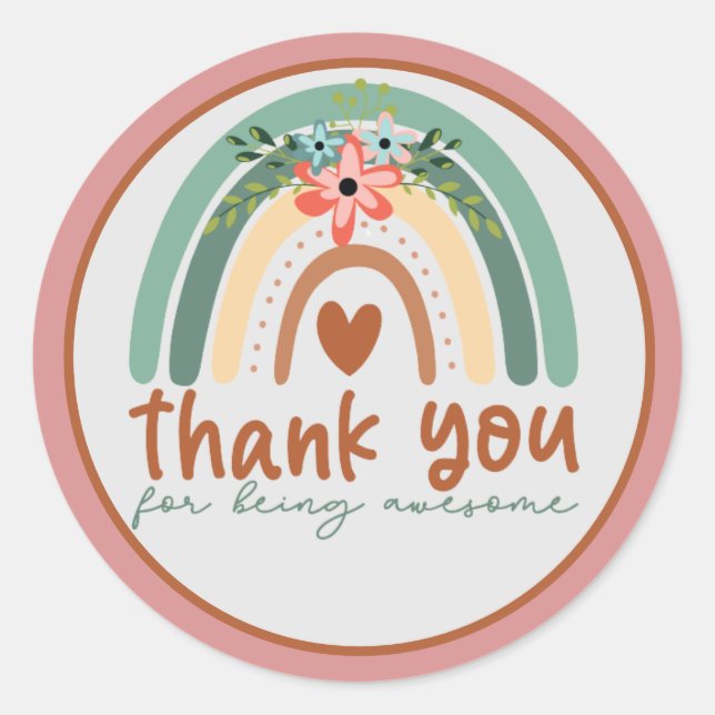 Merci pour être des Stickers géniaux (Devant)