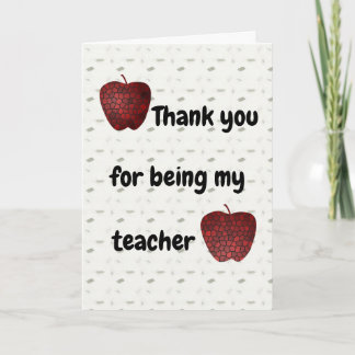 Merci pour être mes pommes de rouge de mosaïque de