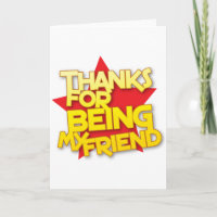 merci pour être mon ami