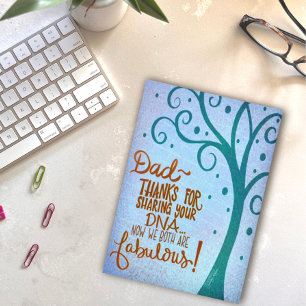 Merci pour la carte amusante de la fête des pères 