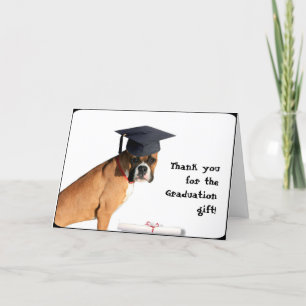 Merci pour la carte cadeau de remise de diplôme