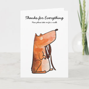 Merci pour la carte de marche pour tout chien