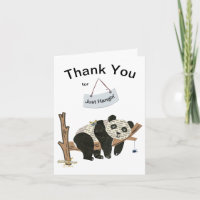 Merci pour la carte Just Hangin' Card - Adiela Ako