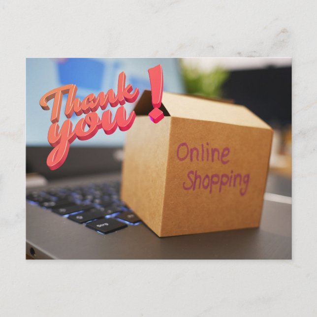 Merci pour la carte postale en ligne (Devant)
