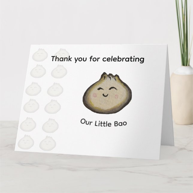 Merci pour la fête d'anniversaire de Bao Dumpling (Devant)