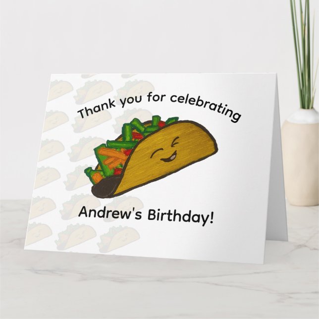 Merci pour la fête Taco (Devant)