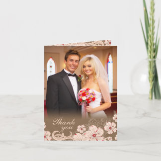 Merci pour la photo de mariage avec la fleur d'hib