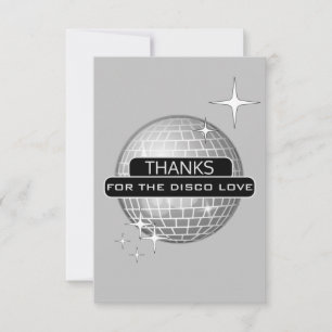 MERCI Pour le Bal Rétro d'anniversaire Amour Disco