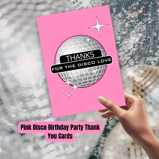 MERCI Pour le Bal Rétro d'anniversaire Amour Disco (Créateur téléchargé)