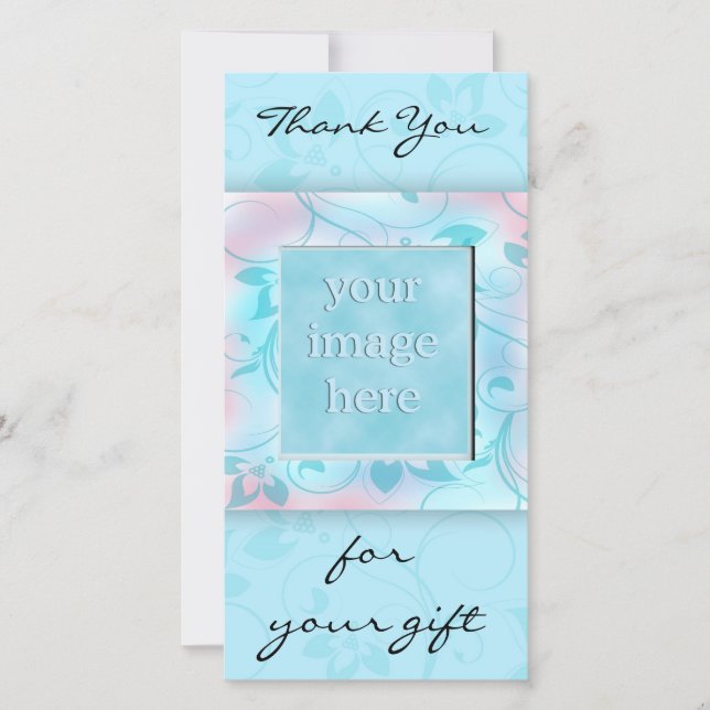 Merci pour le cadeau - bleu (Devant)