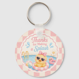 Merci pour le porte-clés en forme de canard "Makin
