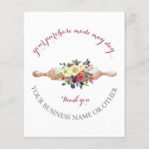 Merci Pour Le Soutien De Mon Petit Carte de visite