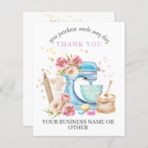 Merci Pour Le Soutien De Mon Petit Carte de visite