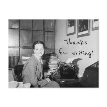 Merci pour l'écriture de carte postale