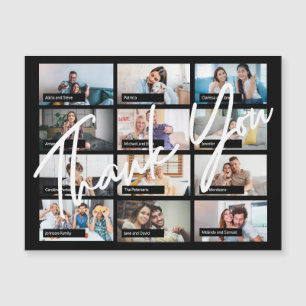 Merci pour les 12 photos personnalisées d'annivers