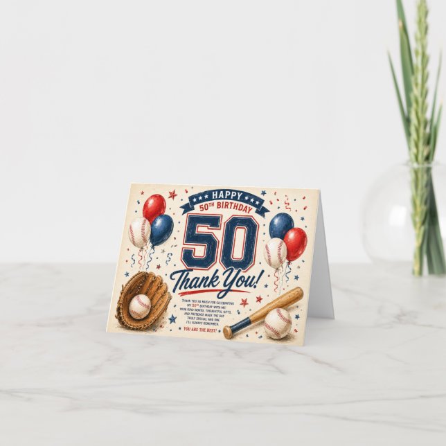 Merci pour les 50 ans de Baseball  (Devant)