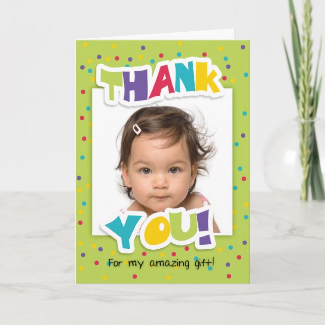 Merci Pour Ma Carte Extraordinaire De Voeux Cadeau (Devant)