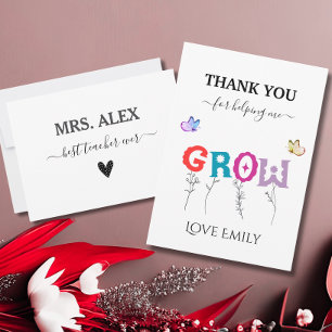 Merci pour m'aider à grandir Appréciation de l'ens