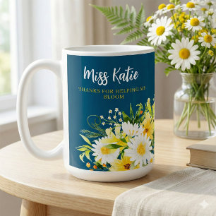 Merci pour m'avoir aidé à fleurir Mug Daisy