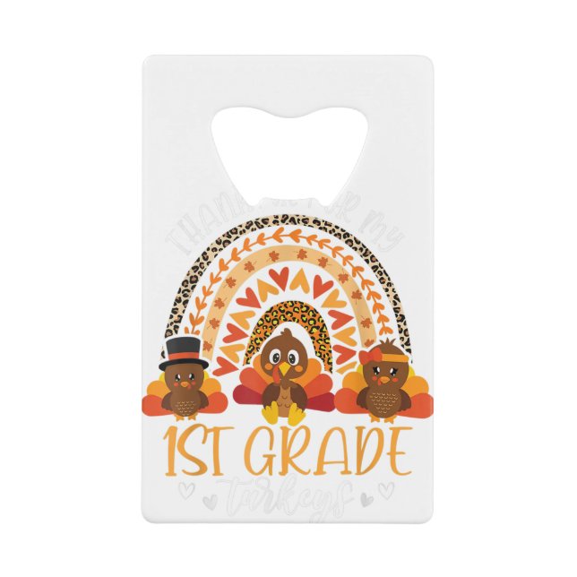 Merci Pour Mes Déchets De 1Ere Année Thanksgiving  (Devant)