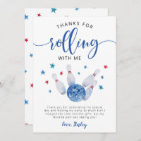 Merci pour mon anniversaire Bowling Blue pour avoi